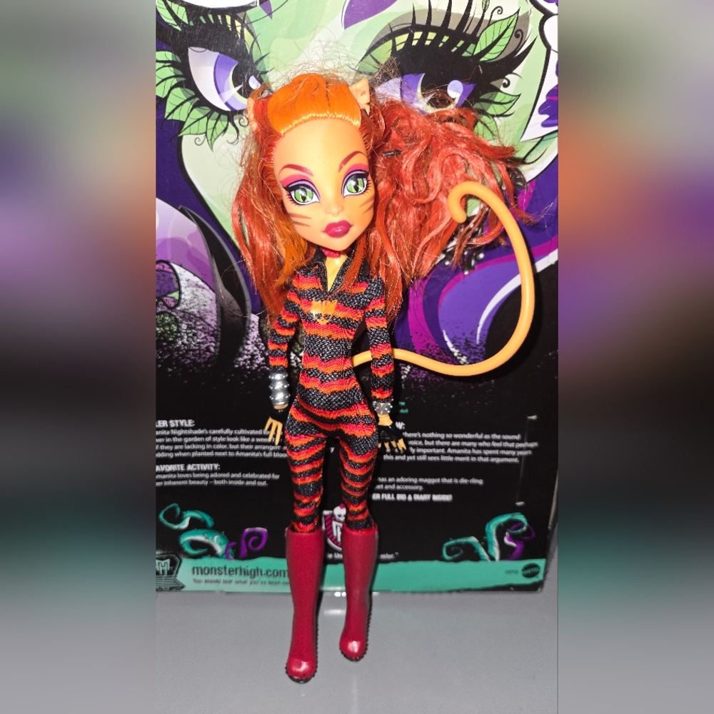 Monster High Doll with Orange and Black Outfit